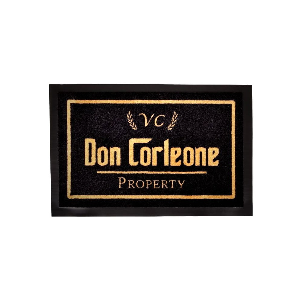 E-shop Čierna rohožka Hanse Home Don Corleone, 40 x 60 cm