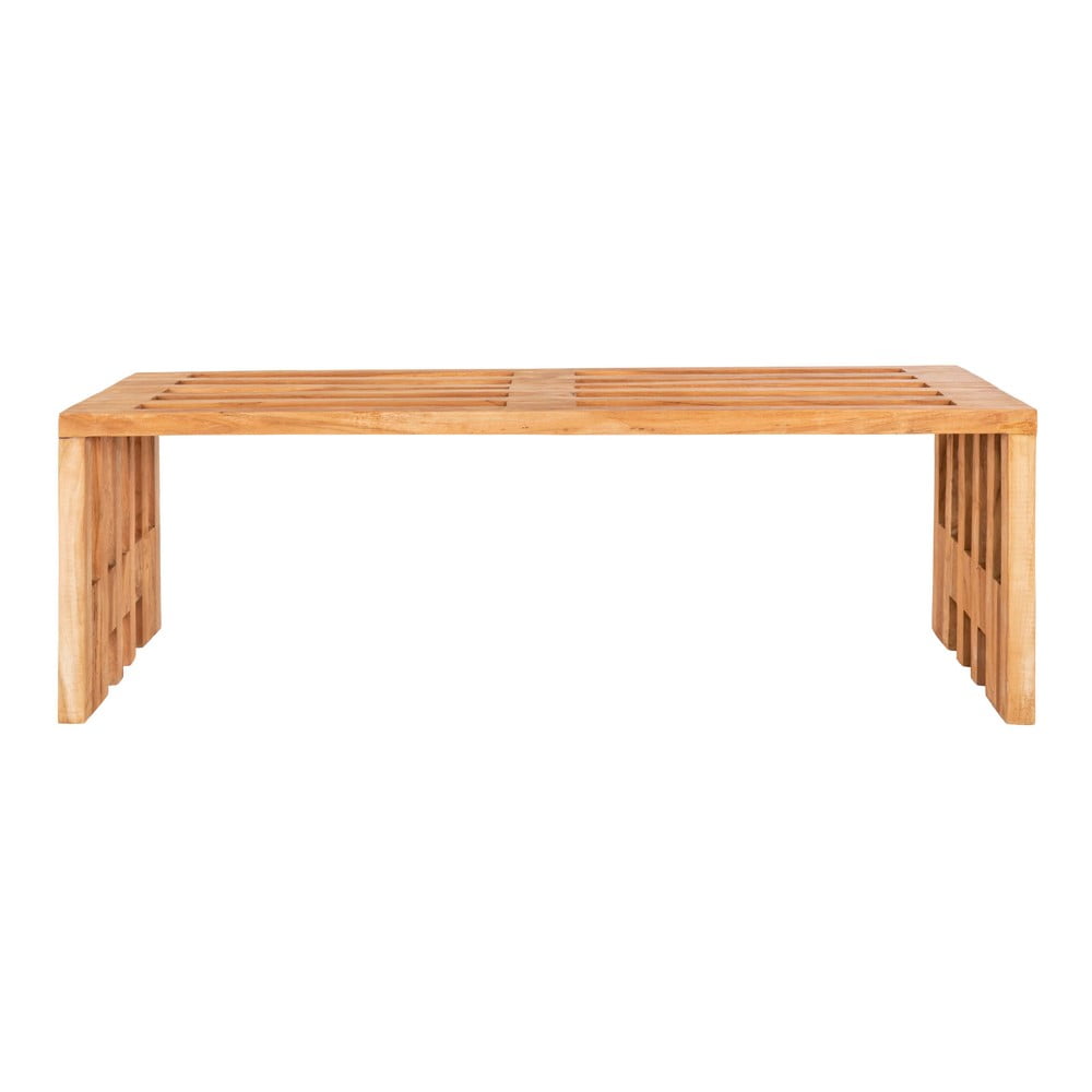 E-shop Záhradná lavica z tíkového dreva House Nordic Benidorm, 140 x 35 cm