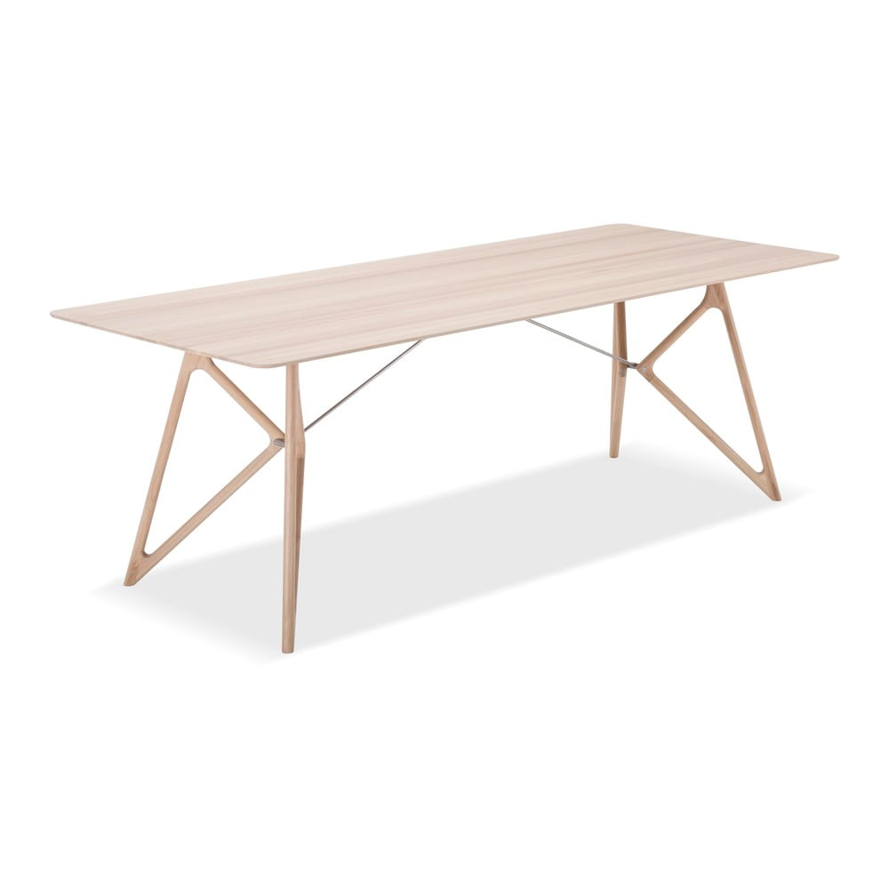 Jedálenský stôl z masívneho dubového dreva Gazzda Tink, 220 × 90 cm