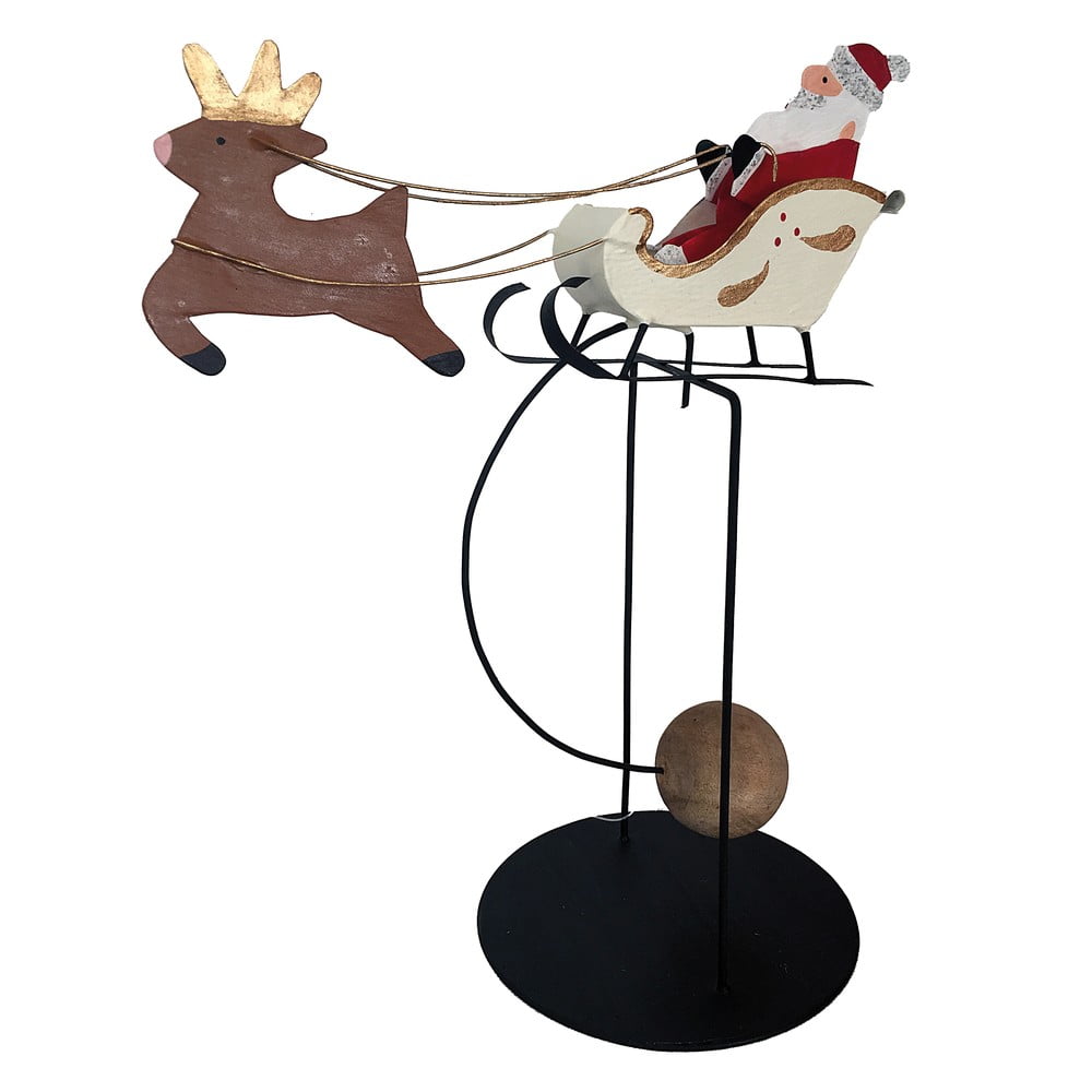 E-shop Vianočné dekorácia Santa in Sleigh Pendulum - G-Bork