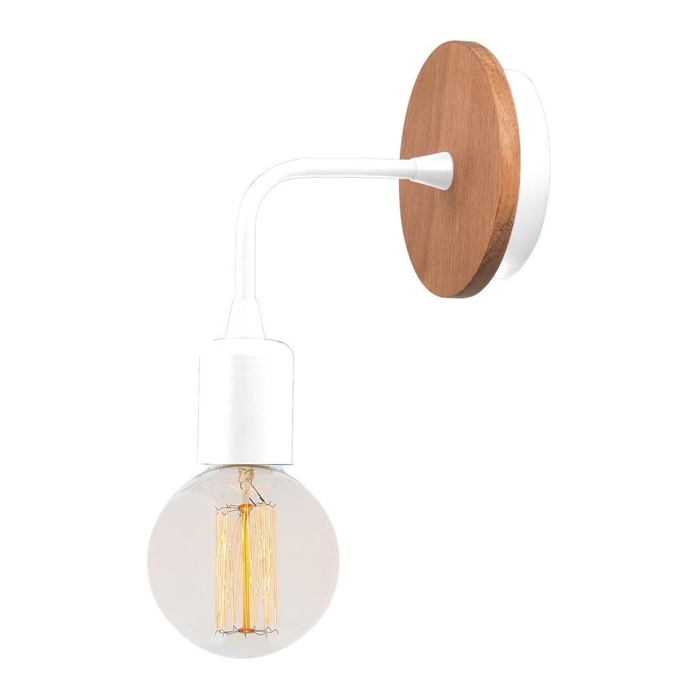 E-shop Biele nástenné svietidlo Homemania Decor Simple Drop