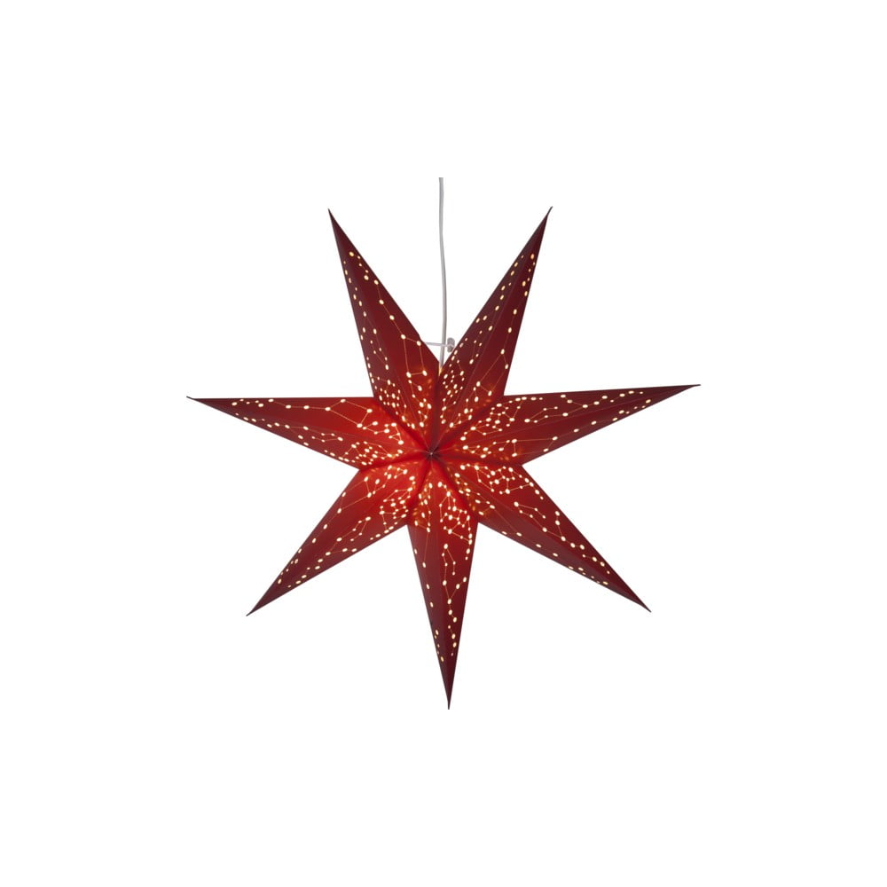 E-shop Červená svietiaca hviezda Star Trading Paperstar Galaxy, ø 60 cm