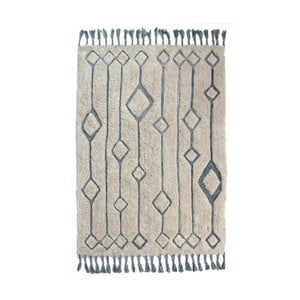 Béžovo-modrý ručne tkaný koberec Flair Rugs Solitaire Sion, 160 × 230 cm