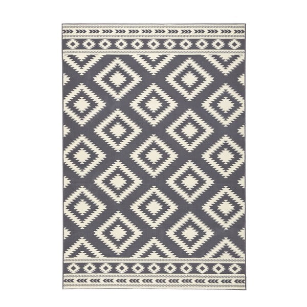Sivo-krémový koberec Hanse Home Gloria Ethno, 120 × 170 cm