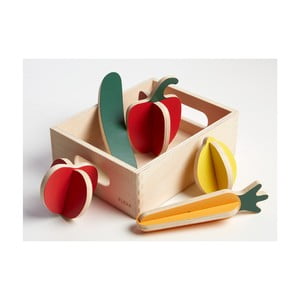 Drevený detský hrací set Flexa Toys Shop Vegetables