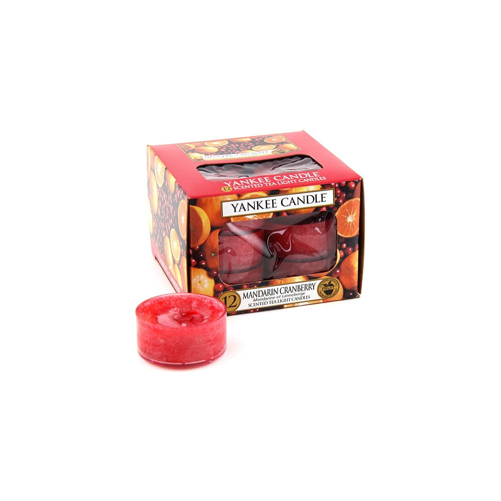 Obrázok Yankee Candle Mandarin Cranberry čajová sviečka 12 x 9,8 g  