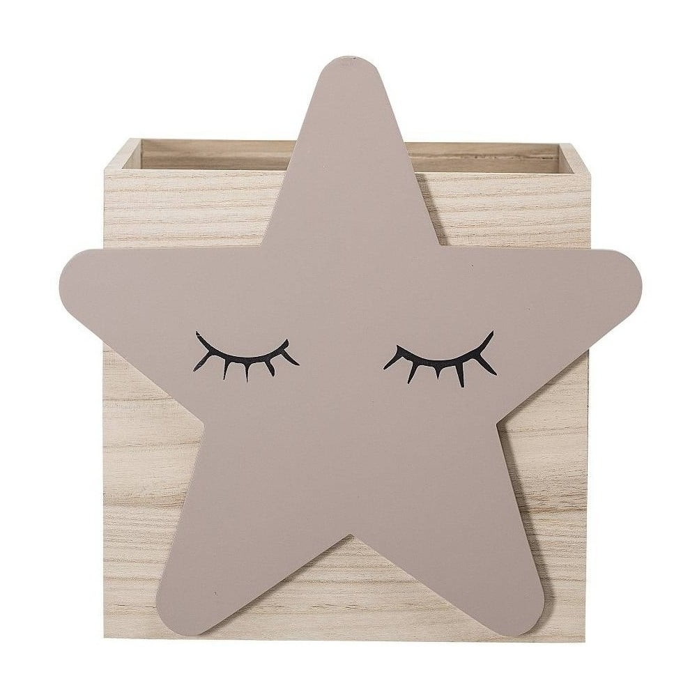Detský drevený úložný box Bloomingville Star