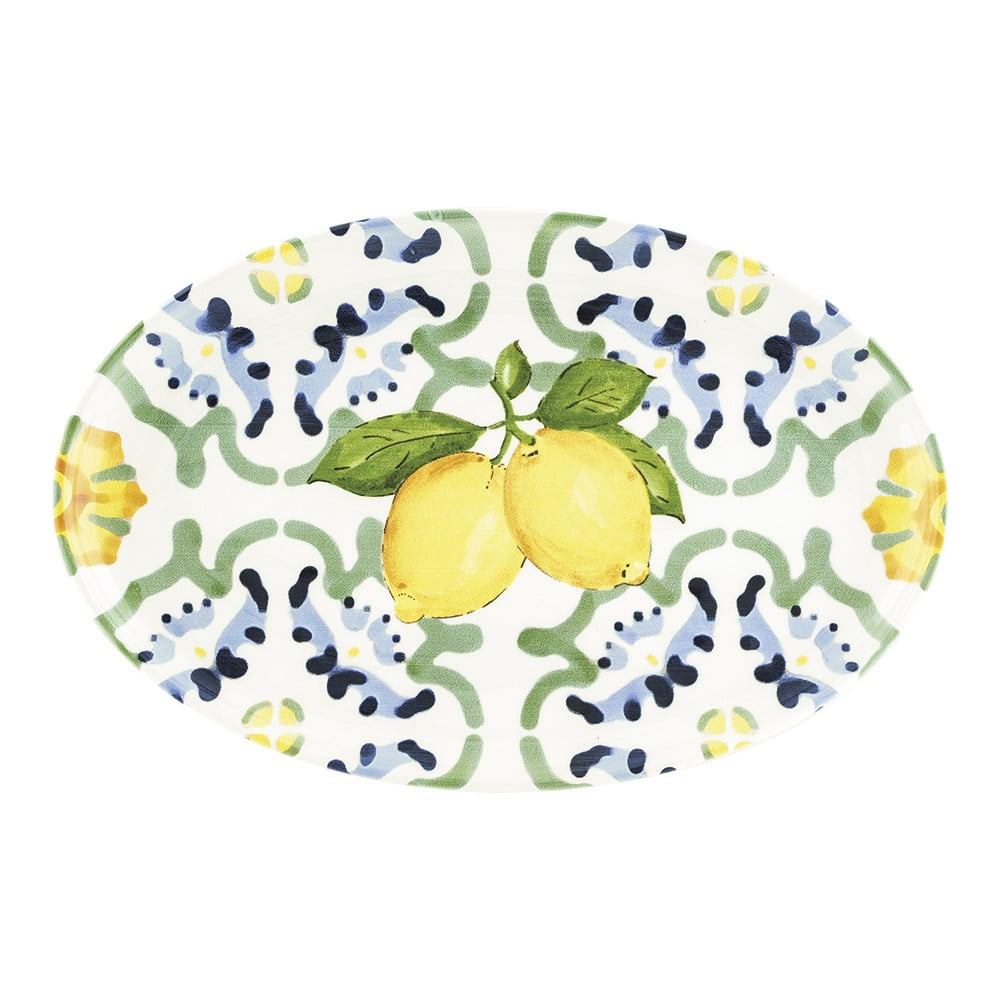 E-shop Keramický servírovací tanier Villa Altachiara Amalfi, 40 x 25 cm