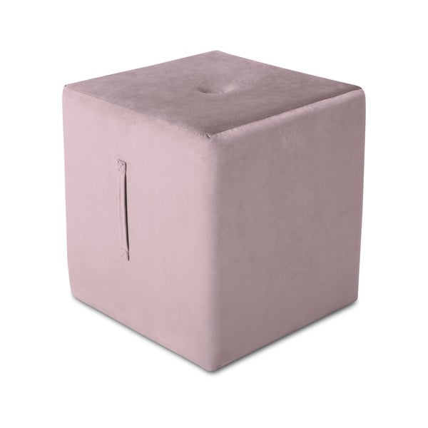 Ružový puf Mazzini Sofas Margaret, 40 × 45 cm