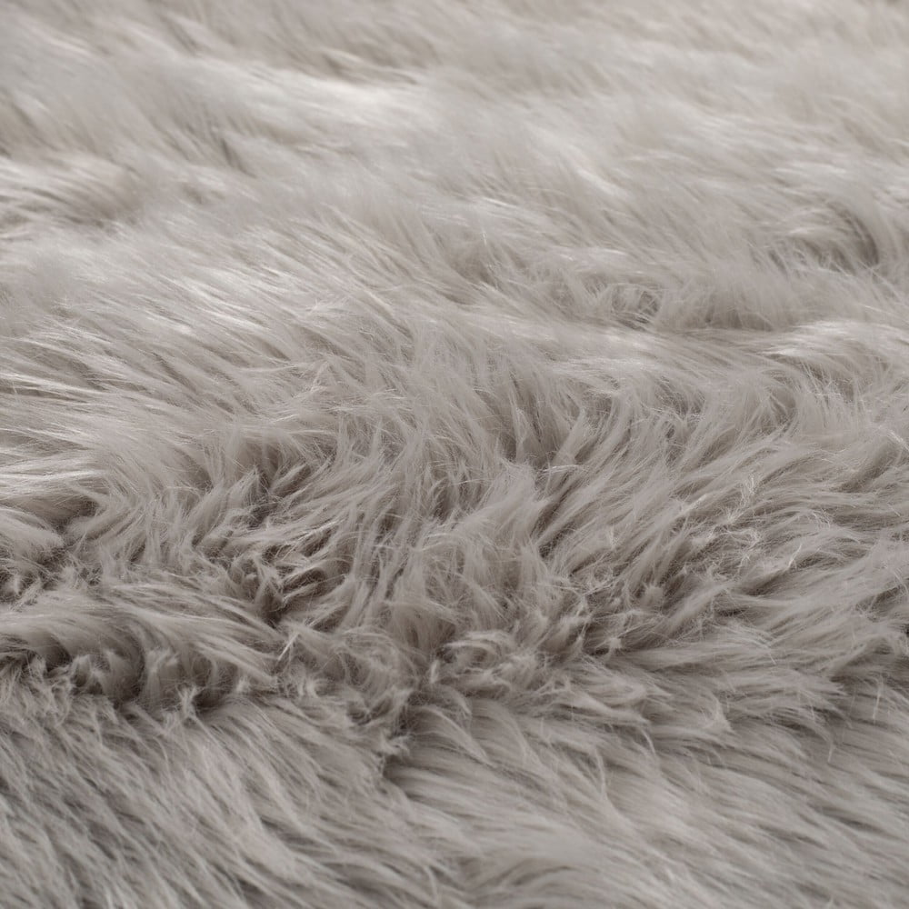 Obrázok Sivý koberec Flair Rugs Sheepskin, ⌀ 120 cm