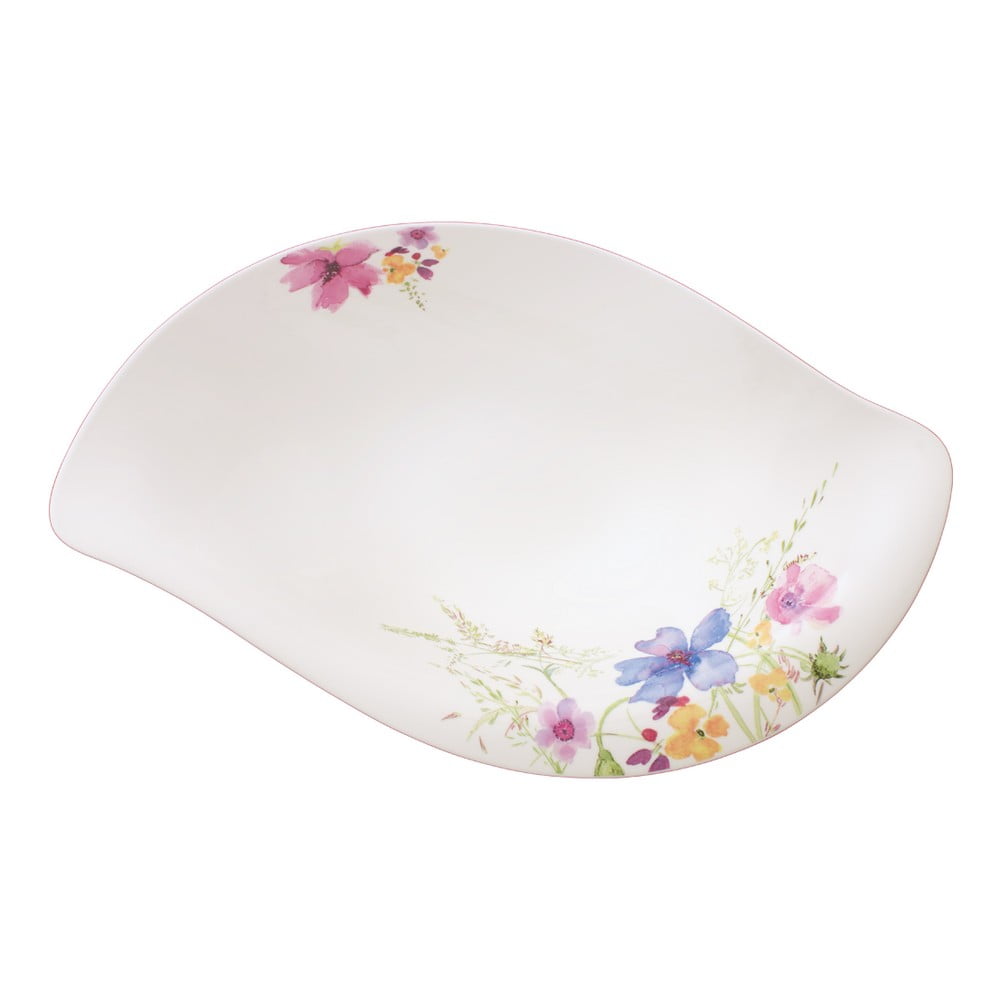 Obrázok Biela porcelánová šalátová misa s motívom kvetín Villeroy & Boch Mariefleur Serve, 3,8 l