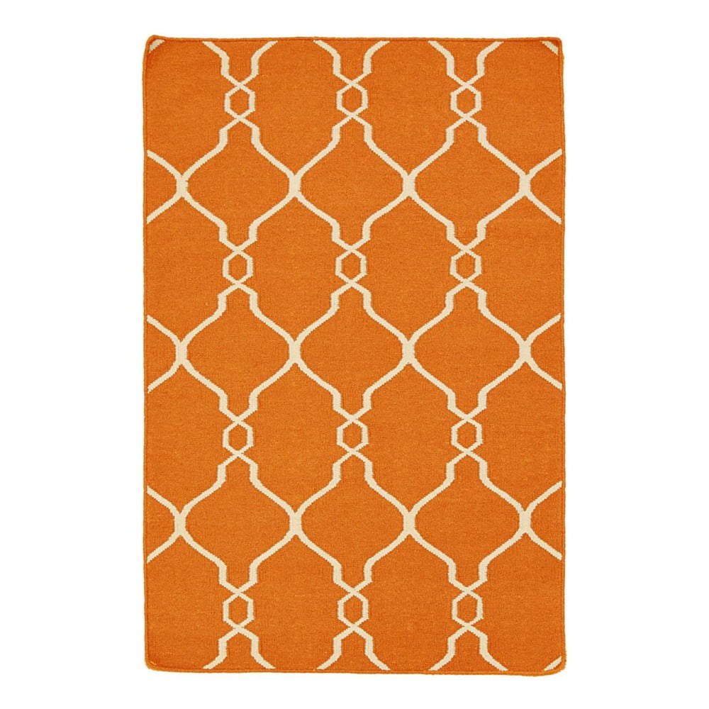 Ručne tkaný koberec Kilim JP 11164 Orange, 90x150 cm