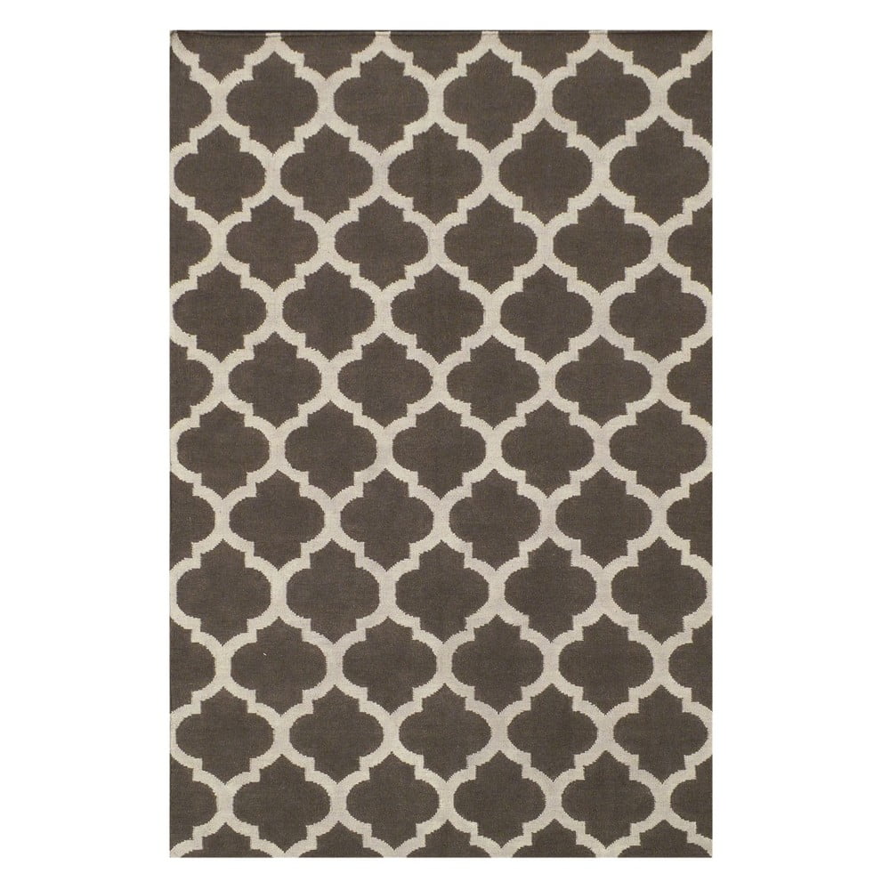 Ručne tkaný koberec Andrea Grey/White, 140x200 cm