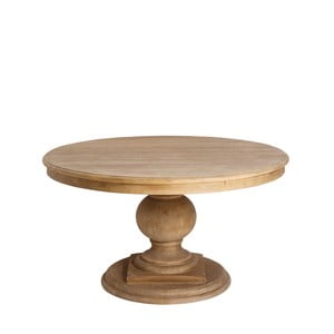Jedálenský stôl z borovicového dreva Denzzo Genet, ⌀ 140 cm