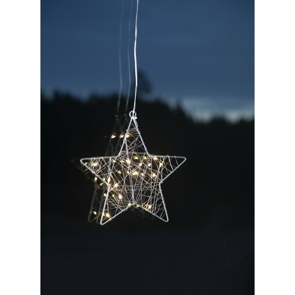E-shop LED svetelná dekorácia Star Trading Wiry Star, výška 21 cm