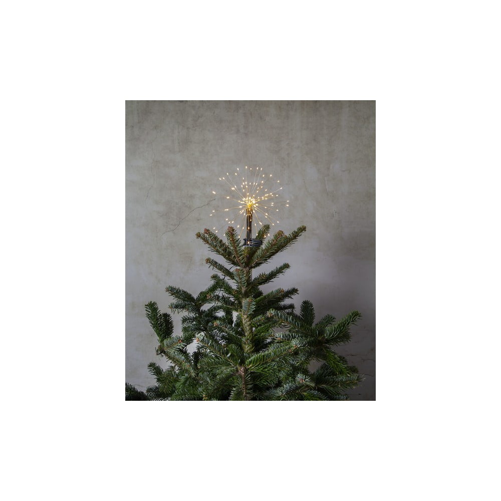 E-shop Vianočná hviezda na stromček s LED osvetlením Star Trading Firework, ø 27 cm