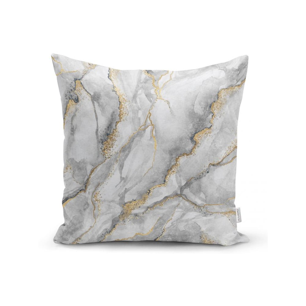 E-shop Obliečka na vankúš Minimalist Cushion Covers Marble With Hint Of Gold, 45 x 45 cm