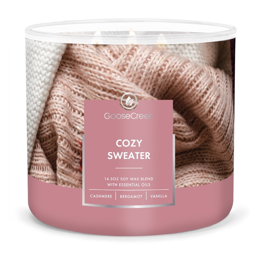 E-shop Vonná sviečka Goose Creek Cozy Sweater, doba horenia 35 h