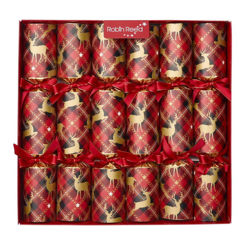 E-shop Vianočné crackery v súprave 6 ks Glencoe - Robin Reed