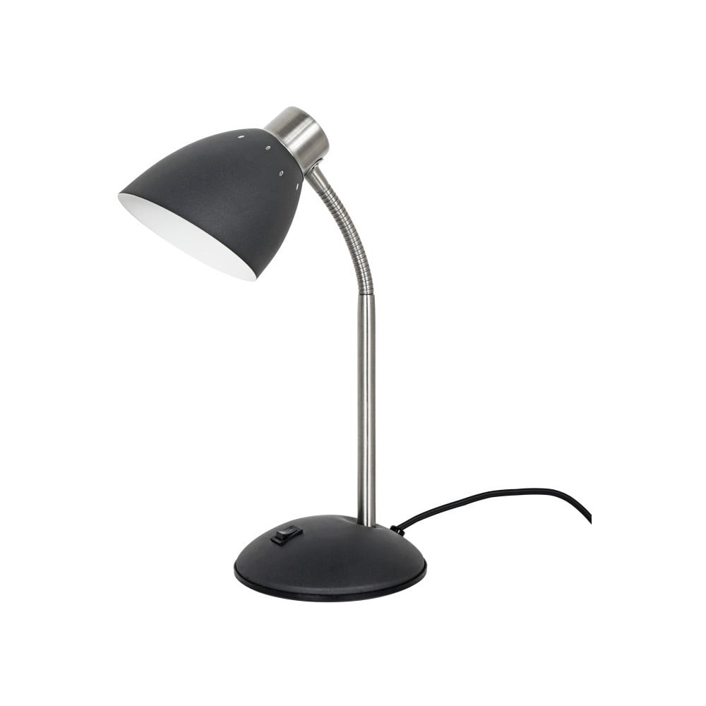 E-shop Čierna stolová lampa Leitmotiv Dorm