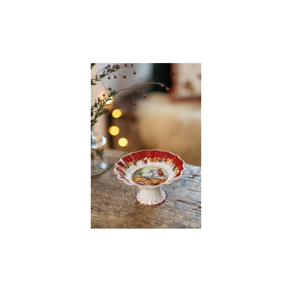 E-shop Porcelánový servírovací tanier s vianočným motívom Villeroy & Boch, ø 14,5 cm