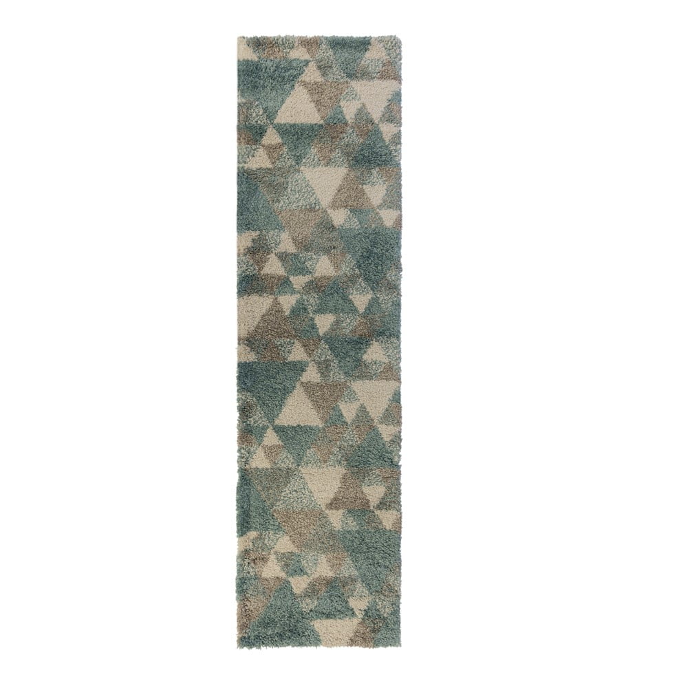 Obrázok Sivo-modrý koberec Flair Rugs Nuru, 60 x 230 cm