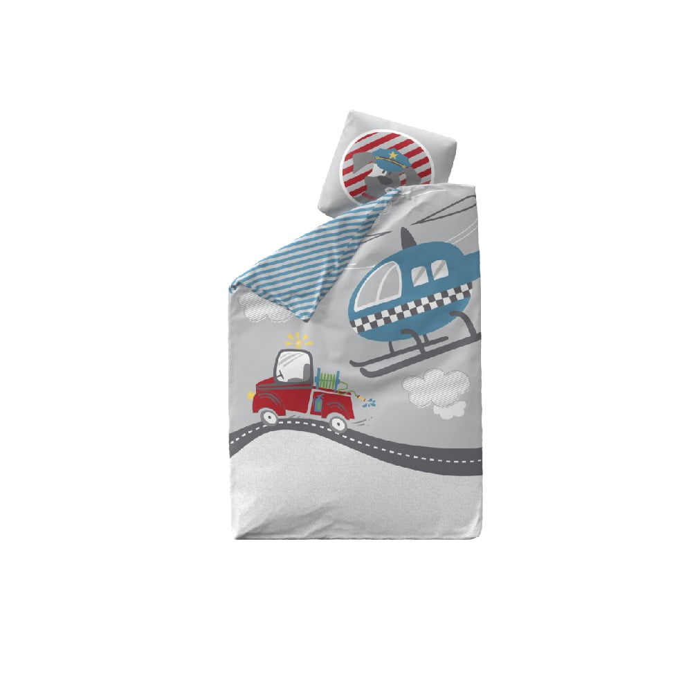 E-shop Detské bavlnené obliečky Flexa Heroes, 140 × 200 cm + 50 × 70 cm