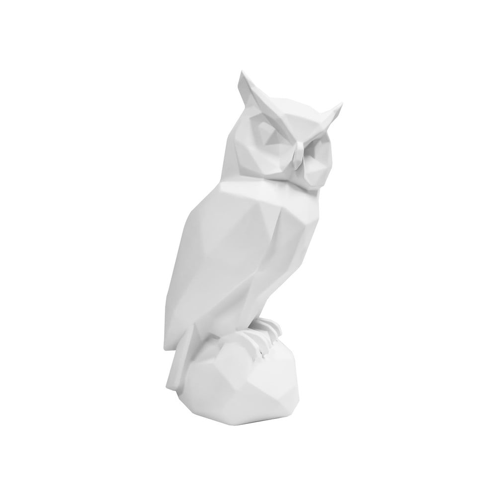 E-shop Biela polyresinová soška sovy Owl - PT LIVING