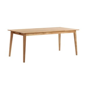 Prírodný dubový jedálenský stôl Folke Mimi, dĺžka 180 cm