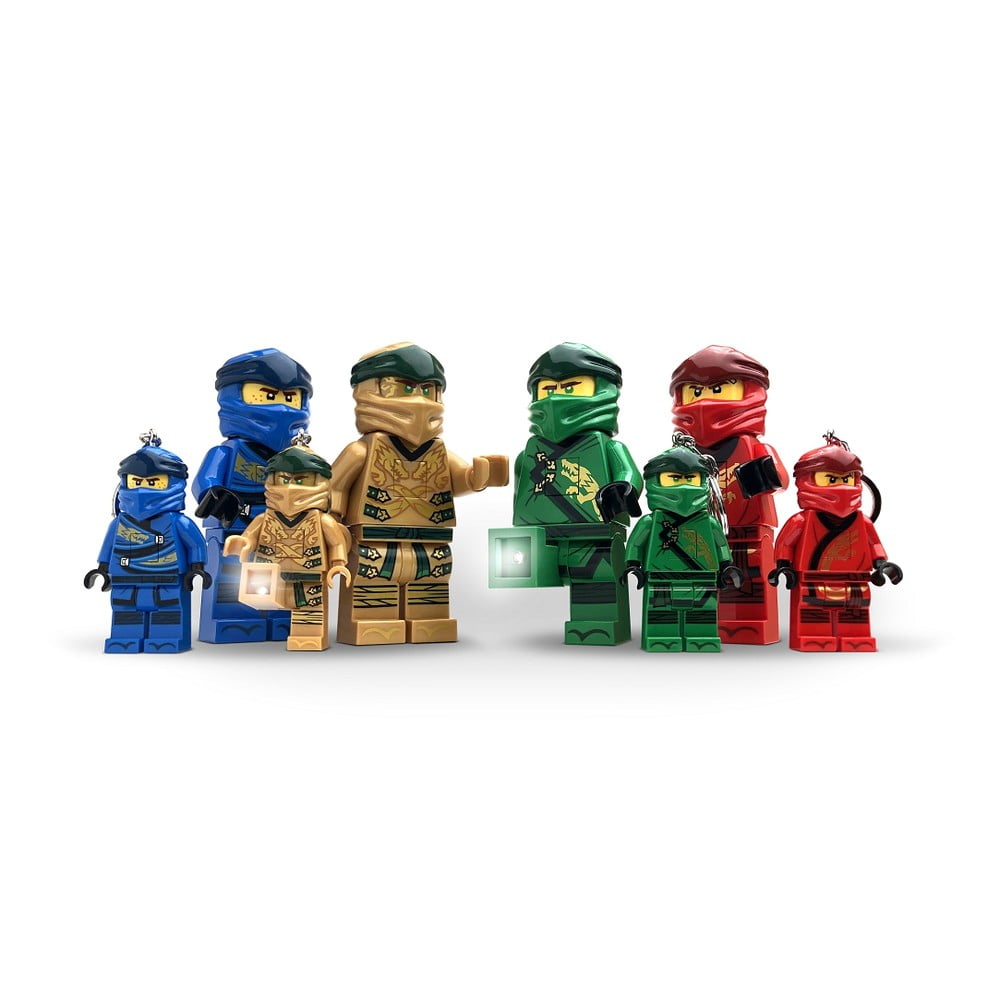 Obrázok Svietiaca kľúčenka LEGO® Ninjago Legacy Gold Ninja