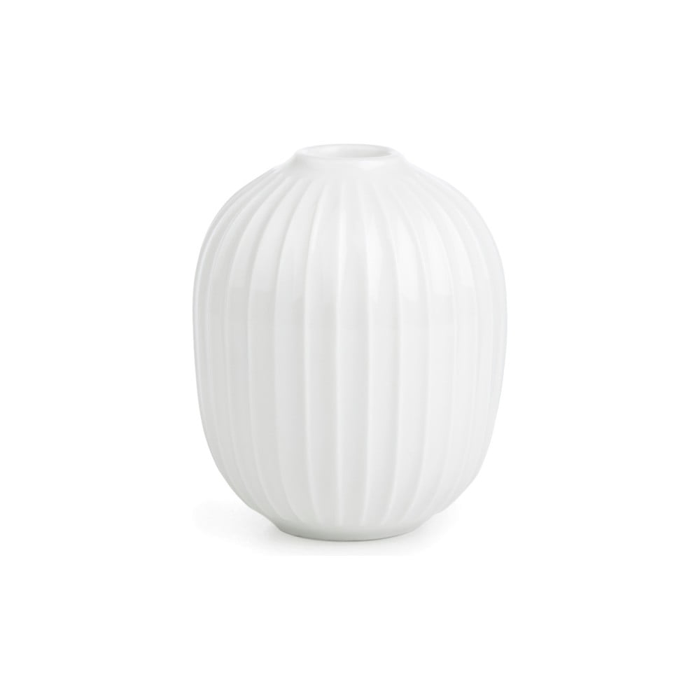 E-shop Biely porcelánový svietnik Kähler Design Hammershoi, výška 10 cm