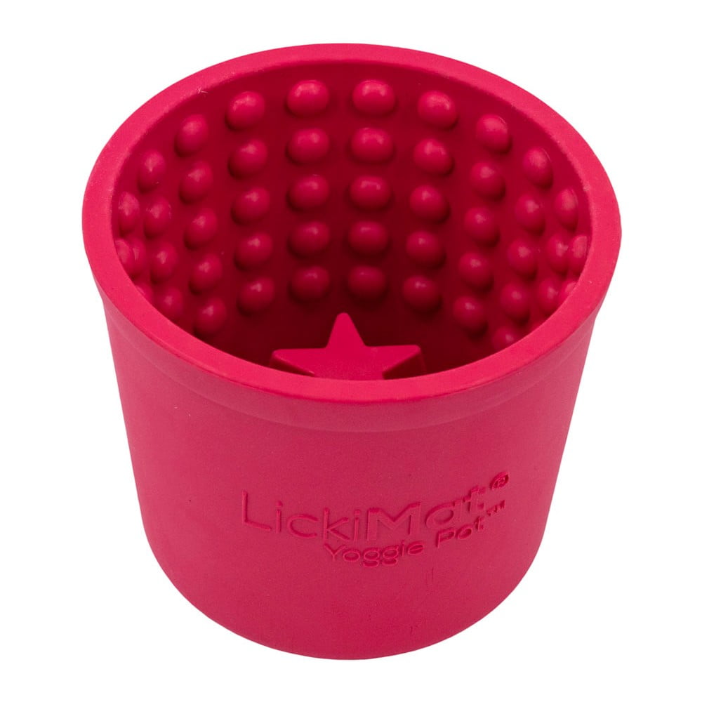 Lízacia miska Yoggie Pot Pink – LickiMat