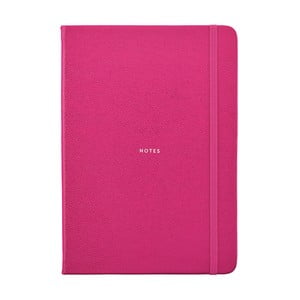 Ružový zápisník formátu A5 Busy B Life, 128 strán
