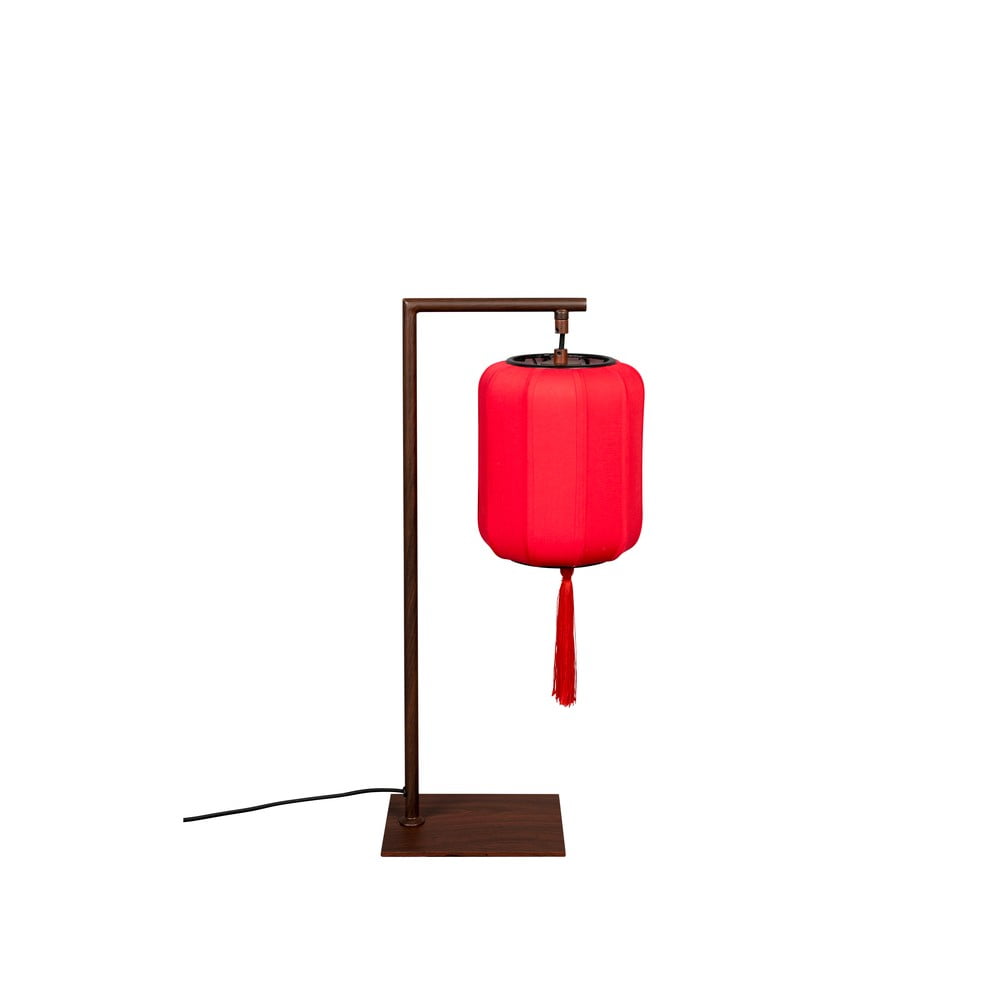 E-shop Červeno-hnedá stolová lampa Suoni - Dutchbone