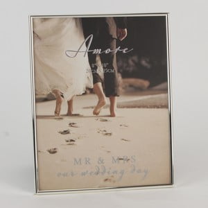 Rámik na fotografiu Amore Mr. and Mrs. Wedding, na fotografiu 10 × 10 cm