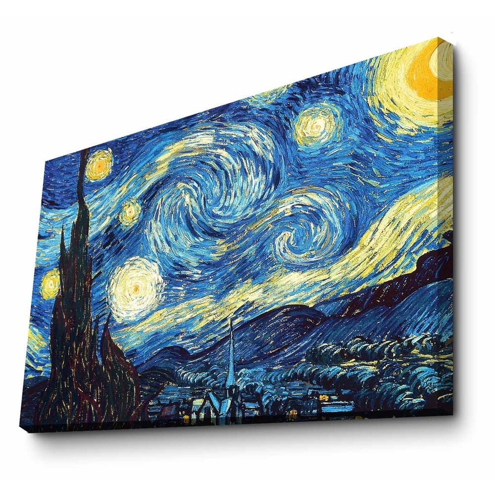 E-shop Nástenná reprodukcia na plátne Vincent Van Gogh, 100 × 70 cm