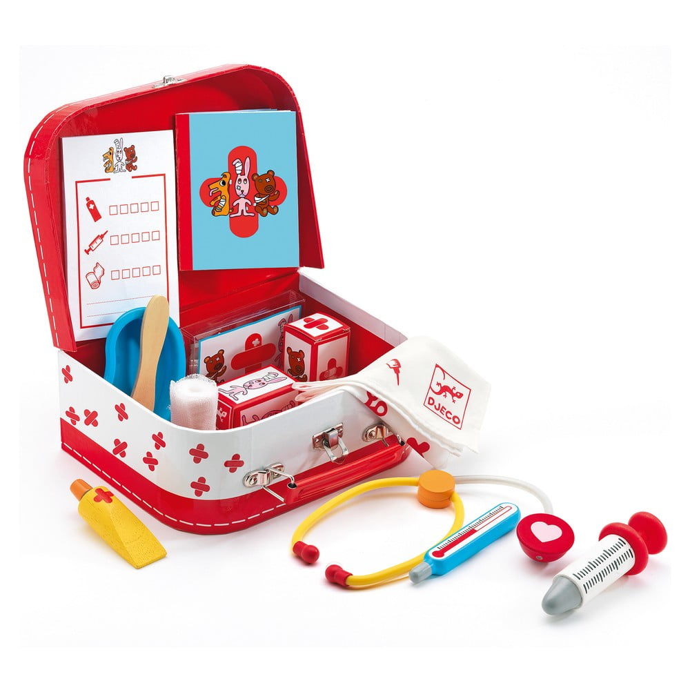 E-shop Detský hrací doktorský kufrík s príslušenstvom Djeco