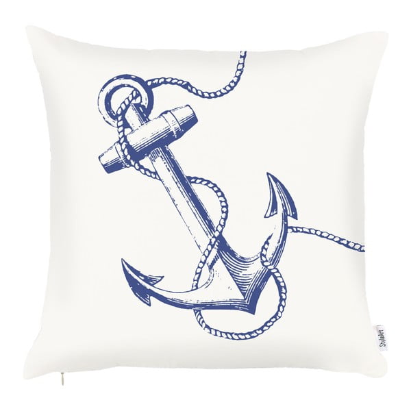 Obliečka na vankúš Mike & Co. NEW YORK Sailors Anchor, 43 × 43 cm