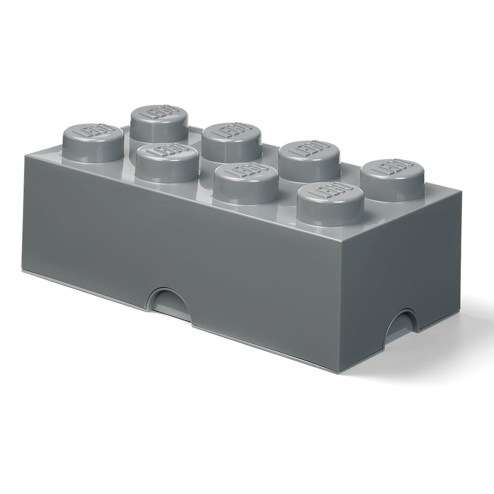 E-shop Detský tmavosivý úložný box LEGO® Rectangle