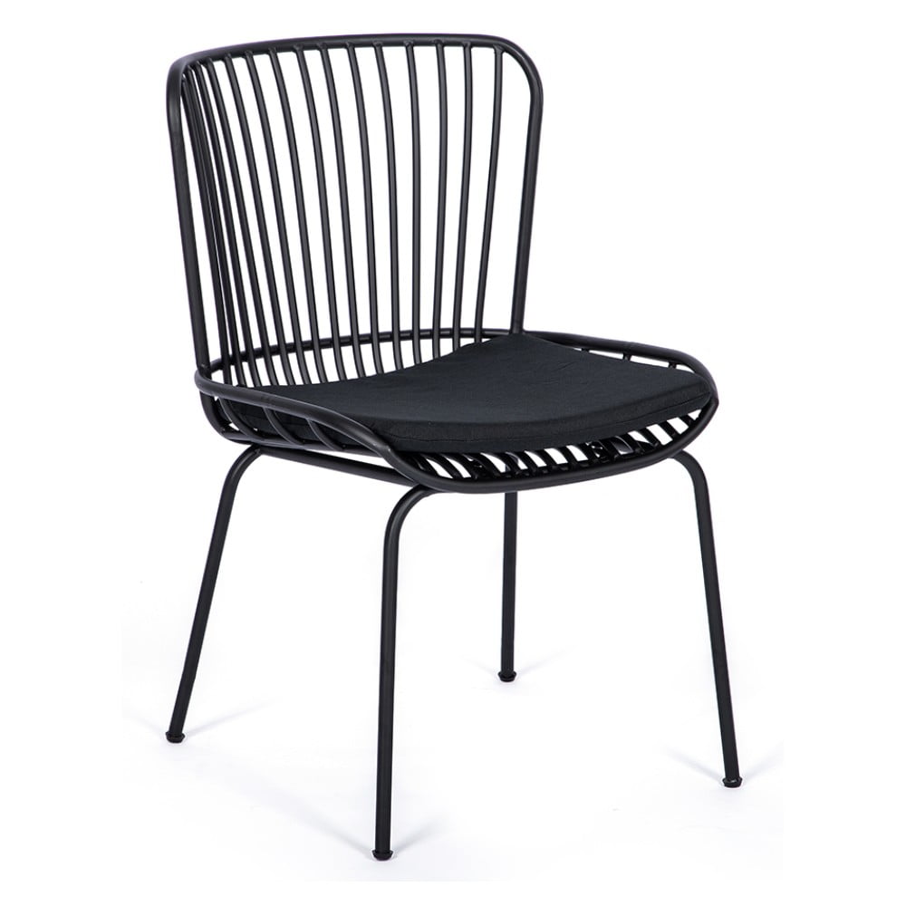 E-shop Súprava 2 čiernych záhradných stoličiek Bonami Selection Rimini