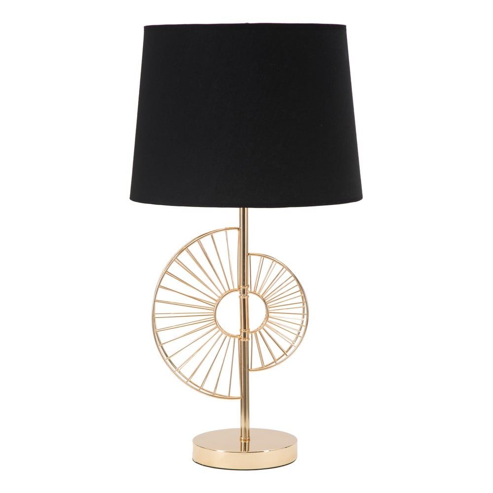 Obrázok Stolová lampa v čierno-zlatej farbe Mauro Ferretti Glam Half, výška 61 cm