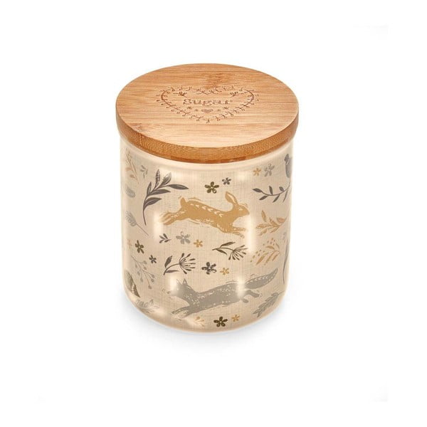 Keramická nádoba na cukor s bambusovým vekom Cooksmart ® Woodland
