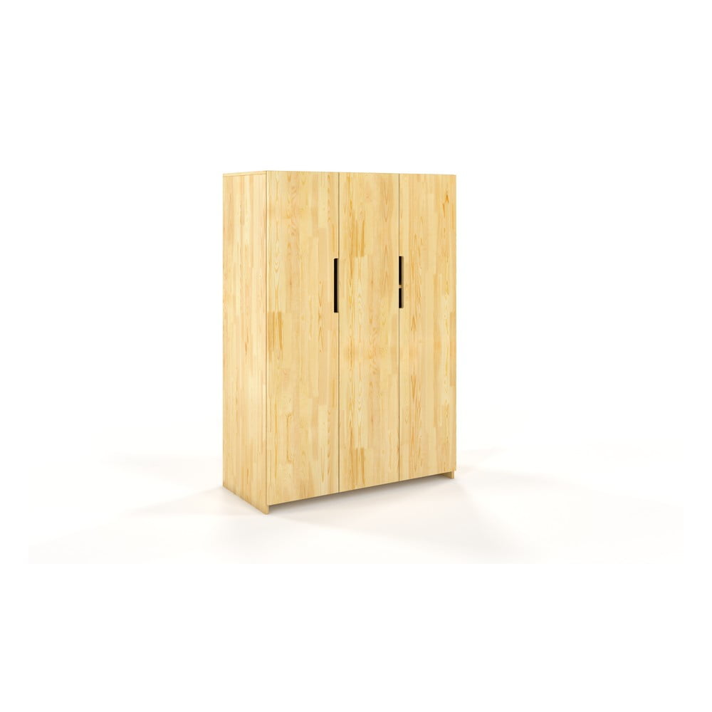 E-shop Šatníková skriňa z borovicového dreva Skandica Bergman, 128 x 180 cm