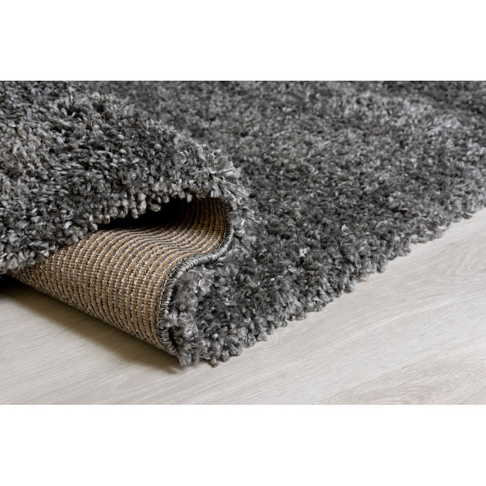 Obrázok Antracitovosivý koberec Flair Rugs Sparks, ⌀ 133 cm