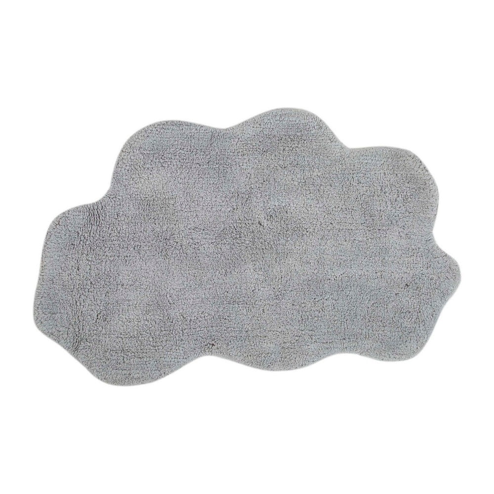 E-shop Sivá bavlnená kúpeľňová predložka Foutastic Cloud