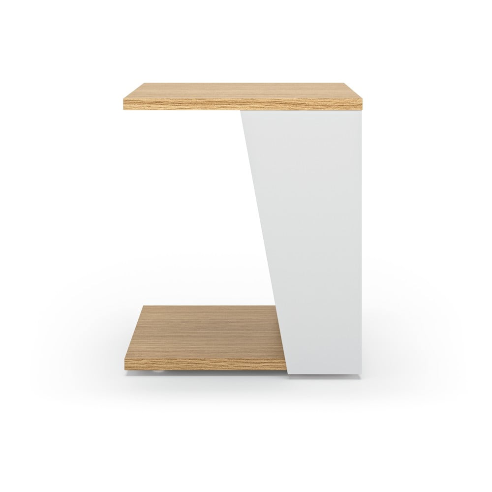 E-shop Konferenčný stolík s doskou v dubovom dekore 40x40 cm Albi - TemaHome