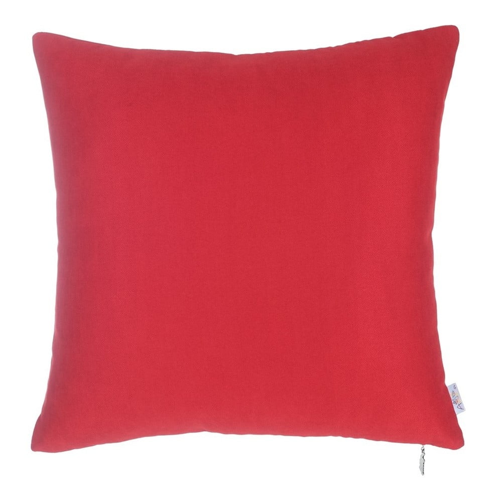 E-shop Červená obliečka na vankúš Mike & Co. NEW YORK Simple, 43 × 43 cm