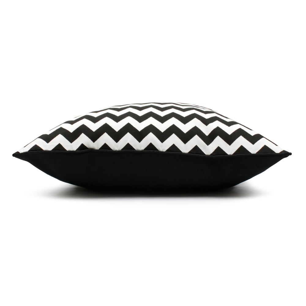 Obrázok Čierno-biela obliečka na vankúš WeLoveBeds Zig Zag, 40 × 60 cm