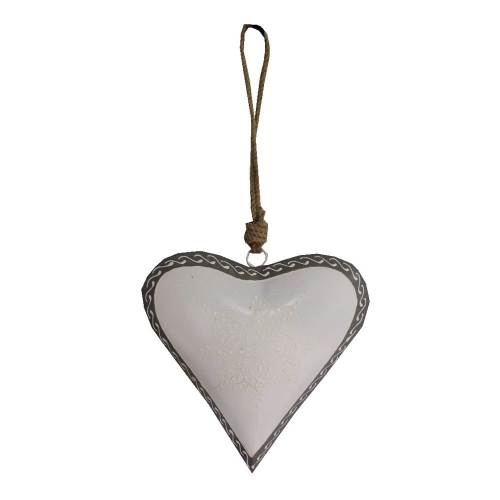 E-shop Dekoratívne srdce Antic Line Light Heart, 20 cm