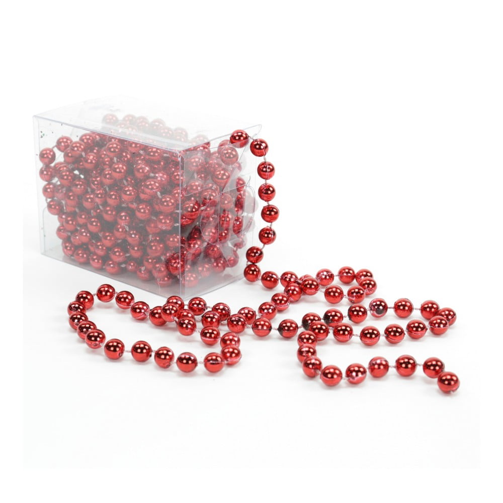 E-shop Dekoratívna reťaz v červenej farbe Unimasa Balls, dĺžka 5 m